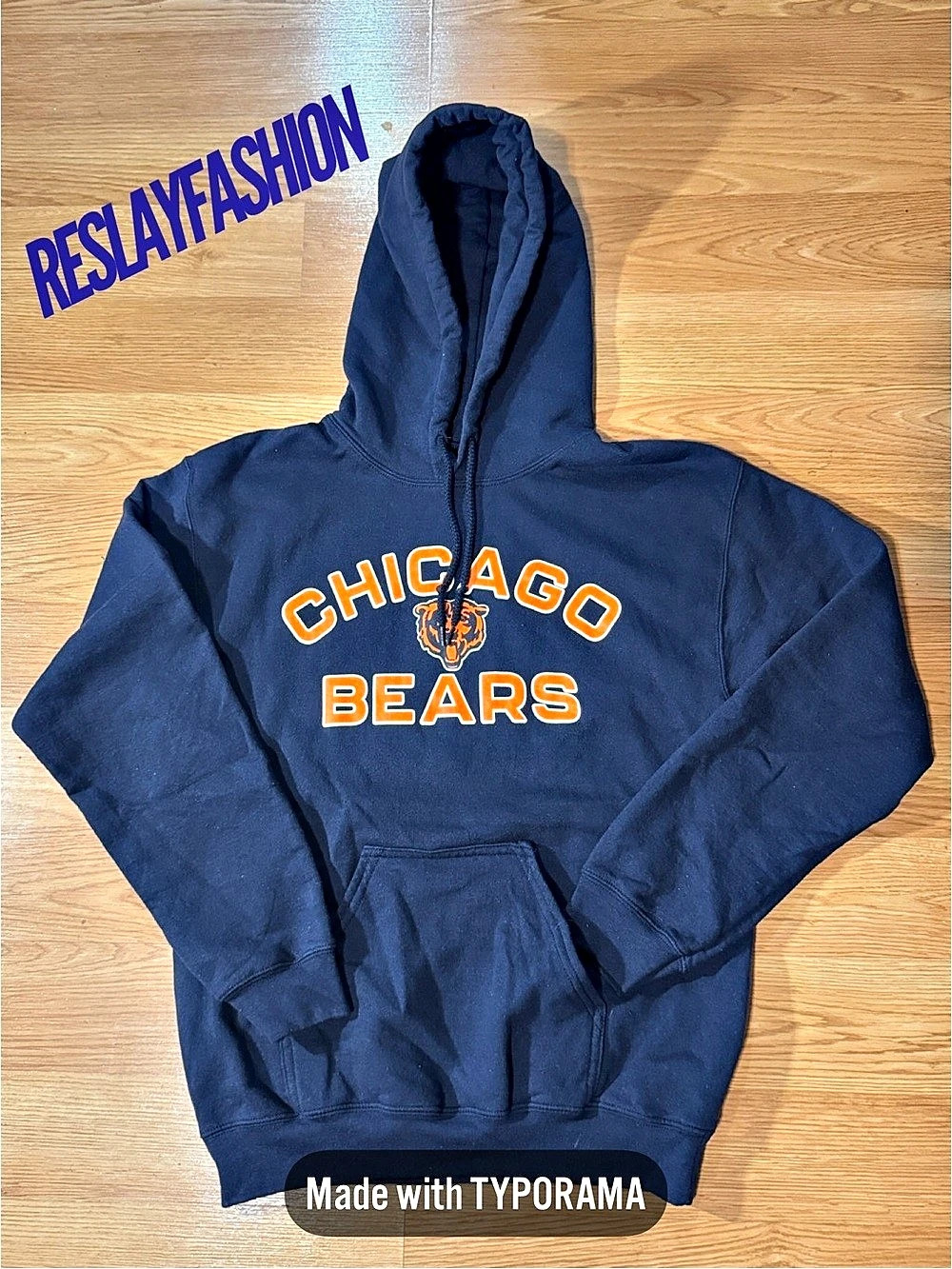 NFL kids Chicago Bears Hooded Sweatshirt in Blue